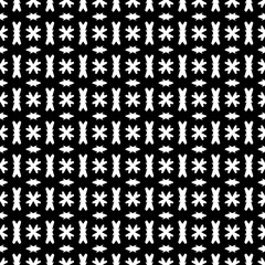 White background with black pattern. Seamless texture for fashion, textile design,  on wall paper, wrapping paper, fabrics and home decor. Simple repeat pattern.