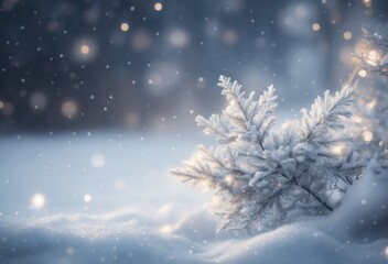 Fototapeta na wymiar abstract Christmas background with snowflakes