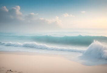 Obraz premium wave on the beach