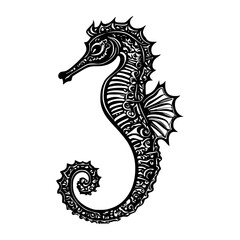 seahorse vector illustration  © Crimz0n
