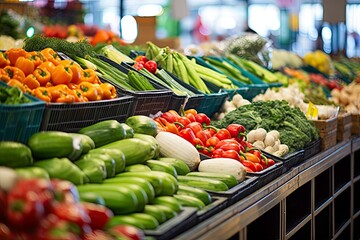 Fruits and Vegetables at City Market.