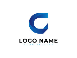Letter G blue gradient Logo for you business