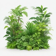 Obraz premium palm tree isolated on white