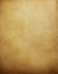 Obraz premium Old blank sheet of paper. Ancient parchment, faded textured background, stained and brown - Vintage empty page with space for text copy