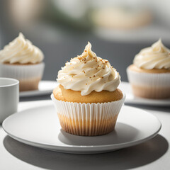 Vanilla Cupcake, Generative AI illustrations