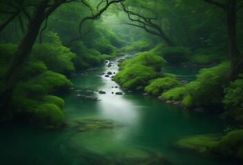 waterfall in the jungle