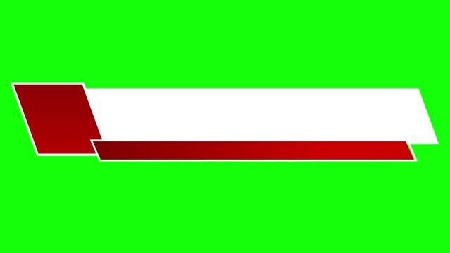lower third 3d greensceen animated background name video footage editable breaking news interview with source, 4k digital platform red