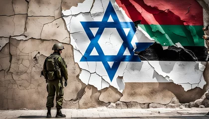 Foto op Plexiglas guerre israel palestine © franz massard