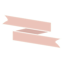 Ribbon Shape Colorfull Vector Illustration