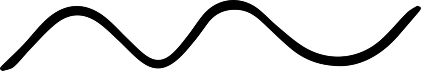 Design element. Doodle divider hand draw