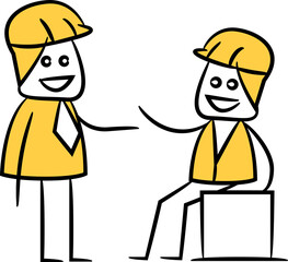 Doodle Engineer Consulting Illustration
