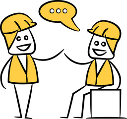 Doodle Engineer Consulting Illustration
