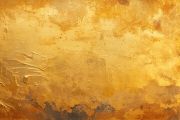 Vintage Golden Texture with Aged Yellow Background