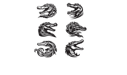 Crocodile Croc-o-matic Logos That Will Look Great on Any Brand That Will Make Your Brand Stand Out