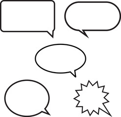 Speech bubbles