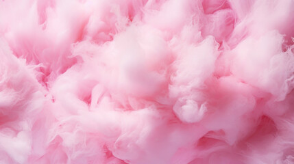 Pink cotton candy background. Candy floss texture. Generative AI - obrazy, fototapety, plakaty