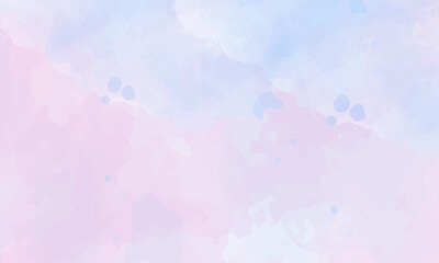 Abstract light pink and purple watercolor for background. Artistic used as being an element in the decorative design of background, header, brochure, poster, card, wallpaper, cover or banner