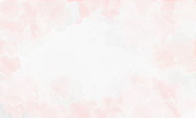 Abstract light pink and purple watercolor for background. Artistic used as being an element in the decorative design of background, header, brochure, poster, card, wallpaper, cover or banner