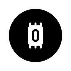 rug circular glyph icon