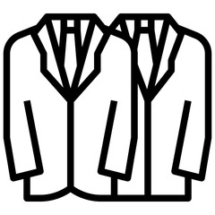 SUIT WEDDING filled outline icon,linear,outline,graphic,illustration