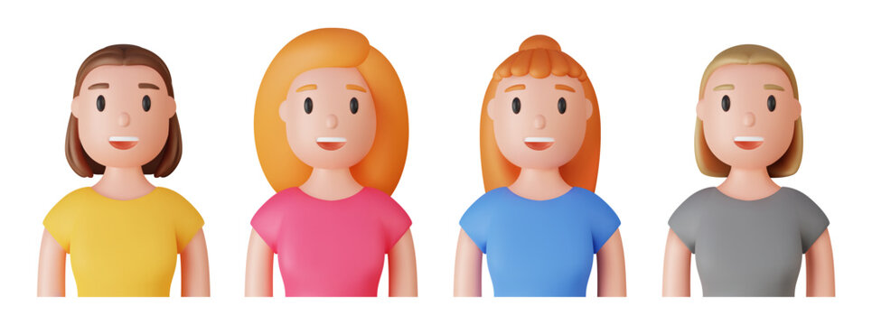 3d vector characters.