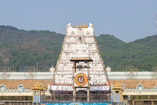 Devotee visit to Tirupati Balaji temple or Venkateswara Temple, The most visited place of Hindu pilgrimage and second in world's richest temples.