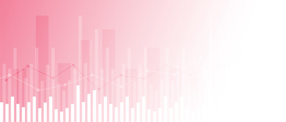Fototapeta premium sfondo, grafici, economia, finanza, sfumatura gradiente