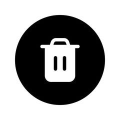 delete circular glyph icon