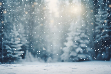 christmas tree decorations, santa claus with gifts, snowman in the snow, christmas gift boxes