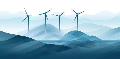 Wind alternative renewable windmill environment technology turbine energy power ecological electricity nature landscape