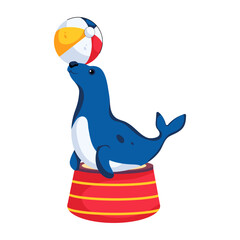 Obraz premium Circus Seal 