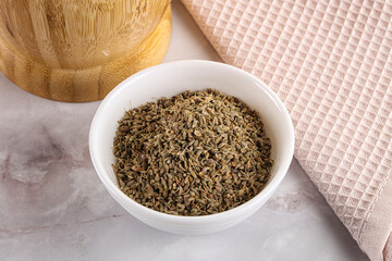 Anise sseds aroma in the bowl