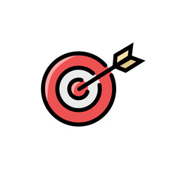 Target icon vector
