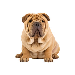 Obraz premium Shar Pei dog breed no background