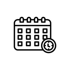 Delivery Schedule Icon in vector. illustration