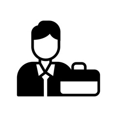 Sales Man Icon in vector. illustration