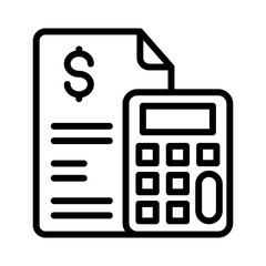 Price Calculation Icon in vector. illustration