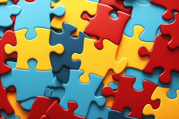 Teamwork game solution problem success connect challenge puzzle concept missing piece business jigsaw