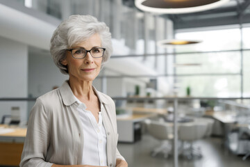 portrait of a confident middle-aged businesswoman