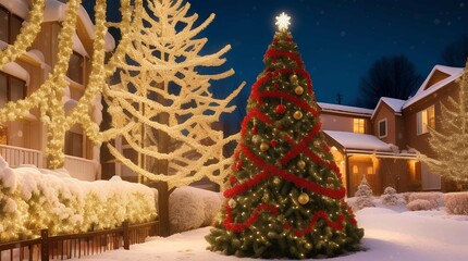 Christmas Trees Background, Christmas Background