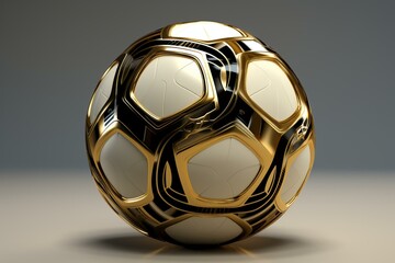 Design of a soccer football. Generative AI