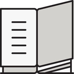 Book Icon Illustration
