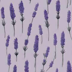 an illustration with a purple lavender background
