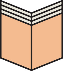 Book Icon Illustration
