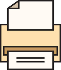 Printer Icon Illustration
