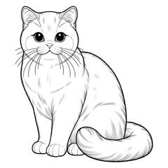 Obraz premium 動物のぬり絵_animal coloring book