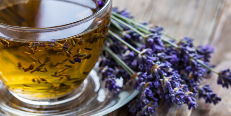 lavender tea healthy relax drink 