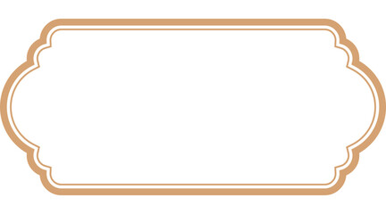 Infographics for banner designers, text frame for adding message, ui frame for decoration on paper