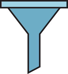 Funnel Icon Illustration
