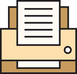 Printer Icon Illustration
